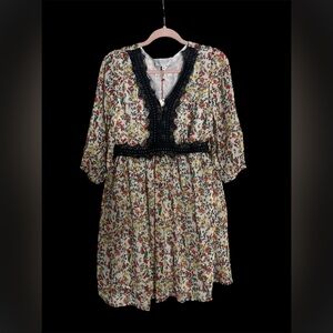 Hayden Multicolor Floral Long Sleeve Dress